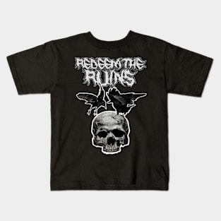 Redeem the Ruins Skull and Crows Kids T-Shirt